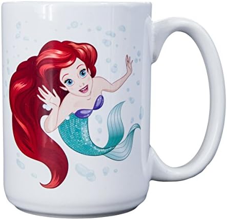 Disney Character Collectible Mugs - Set of 2-15 Oz (Ariel)