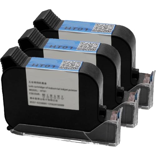 Impresora de inyección de tinta de mano, cartucho de tinta de secado rápido para máquina de codificación, boquilla de 0.5 pulgadas para imprimir fechas de caducidad, números de lote, códigos QR