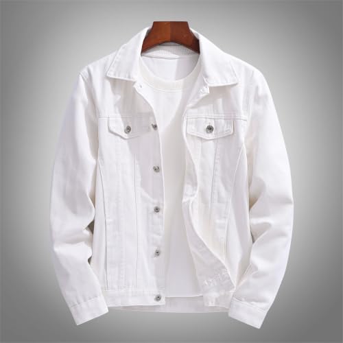 Image of Idopy Men`s Casual Cowboy Rugged Jean Denim Biker Trucker Jacket