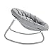 Urban Lifestyle Rocking Saucer Chair, Grey
