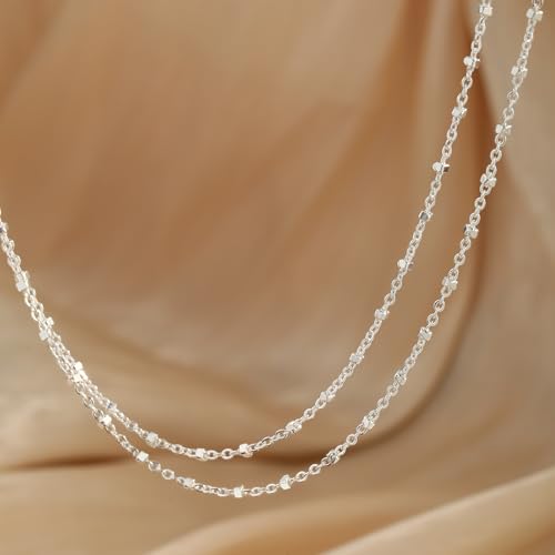 Image of Gold Ankle Bracelets for Women,14k Gold /Silver Plated Waterproof Layered lightweight Cuban Link Figaro Chain Heart anklet Bracelets Set Gold Anklets for women Trendy Jewelry Gift