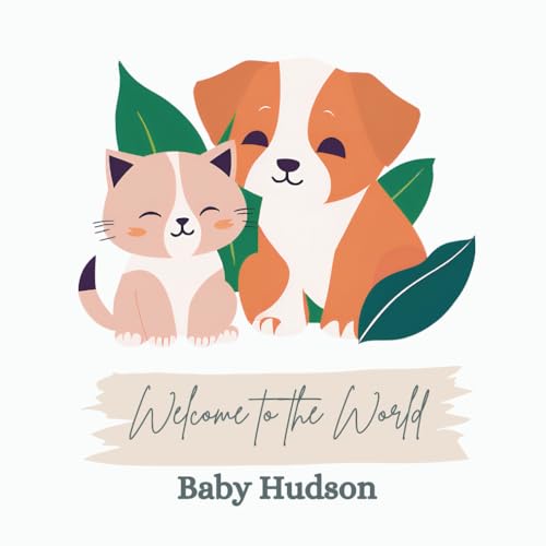 Welcome to the World, Baby Hudson (A personalized baby book for Hudson, the perfect gift for the new baby in your life)