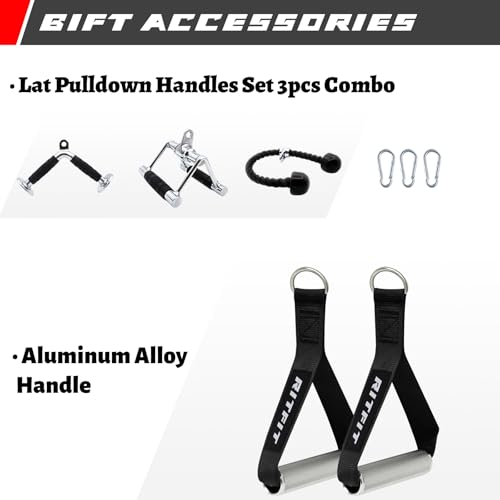 Image of RitFit Squat Rack Power Cage Home Gym Package, Includes 1000LBS Power Rack with Cable Crossover System, Weight Bench, Weight Plate Set with Olympic Barbell (Package 1.6K (Bumper Plate 230LBS))-Blue