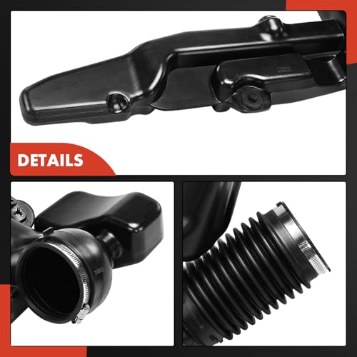 A-Premium Engine Air Cleaner Intake Hose W/Clamps Compatible with Chevrolet Silverado 1500, Tahoe, Suburban, Avalanche & GMC Sierra, Yukon & Cadillac Escalade, 2007-2014, Replaces# 15901934 by A-Premium - Image 7