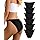 Dawnrole Bragas Sin Costuras Mujer y Cómodas Bragas de Cintura para Mujeres 6 Pack