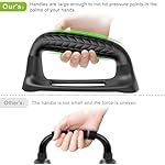 SELEWARE Push Up Bars Pushup Stands Handstand Bars, Soft Rubber Handle Provide Comfy Grip, Fit for Calisthenics, Fitness, Floor strength training, Stable and Sturdy Construction Support 500 lbs - Image 5