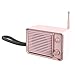 Produktbild SKays Neu Bluetooth Lautsprecher Retro Fernsehen Bluetooth-Lautsprecher Wasserdicht Mini Outdoor Bester Klein Anker Bass Tragbarer Party Stereo Lautspreche (Pink)
