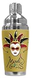 Mugzie 'Mardi Gras' Cocktail Shaker, 16 oz, Black