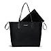 mommore Diaper Bag Large Totes Handbag with Changing Pad for Baby, Black