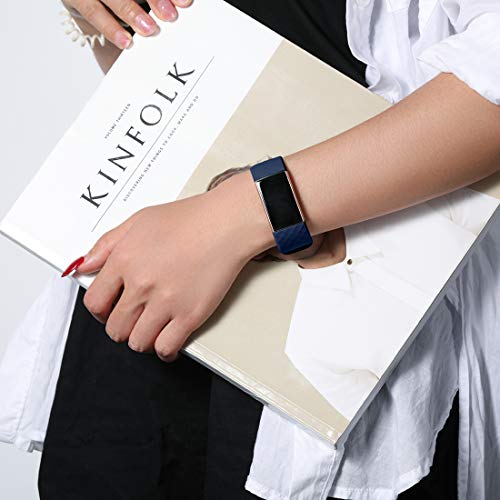 Faliogo 2 Pack Replacement Bands Compatible with Fitbit Charge 3 Bracelet/Fitbit Charge 4 Bracelet - Image 3