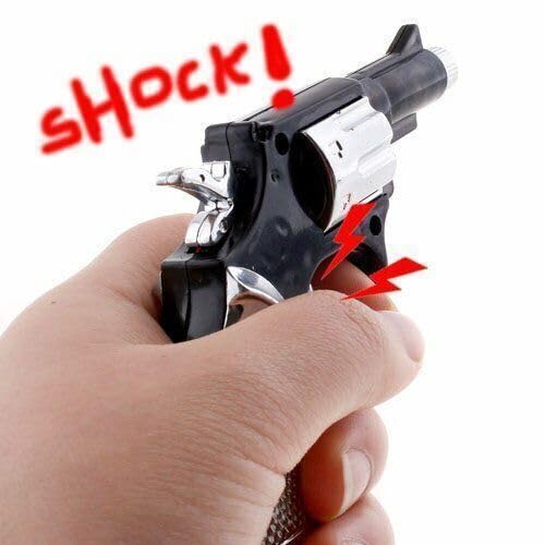 Image of SHAKTISM Electric Shocking Prank Toy - Funny Shock Gag for April Fool, Magic Trick Joke Toy, Novelty Gift for Friends, Party Trick Toy for Kids & Adults (Shocking Gun)