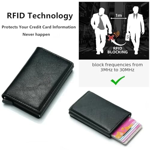 Simpl Wallet, Simplofficia Simpl Toggl Wallet, Men's Multi-Card Wallet, Rfid Blocking Credit Card Holder (Brown)2