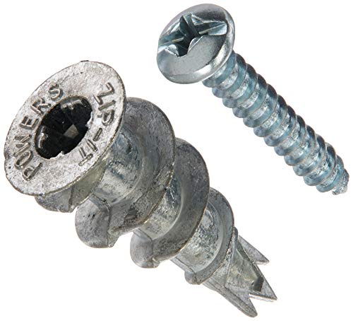 POWERS FASTENERS 02349Z Zip-It Metal Anchor with Screw, 100 Per Pack - 2488139