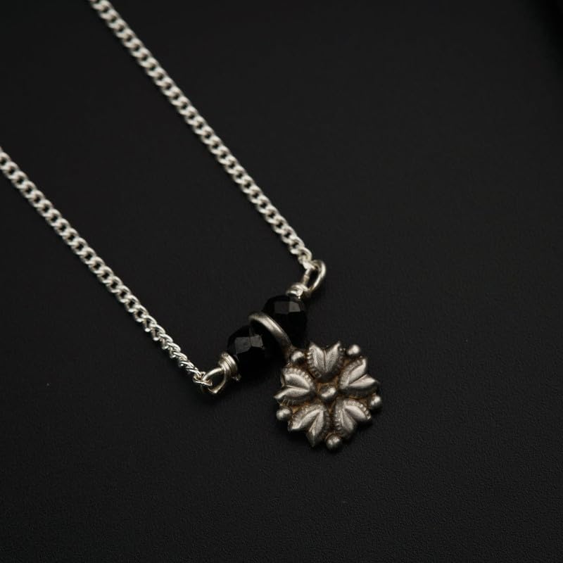 Image of House Of Aadyaa Handmade Silver Mangalsutra for Women | Made in 92.5 Silver | Silver Gifts for Women