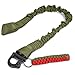 H World Shopping Tactical Upgraded Version Multi-Use Adjustable Quick Release Retractable Safety Sling Lanyard for Outdoor Sports Airsoft Hiking OD