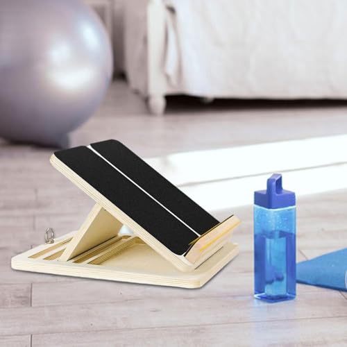 Tabla inclinada de madera para estiramiento de pantorrillas miniatura 4