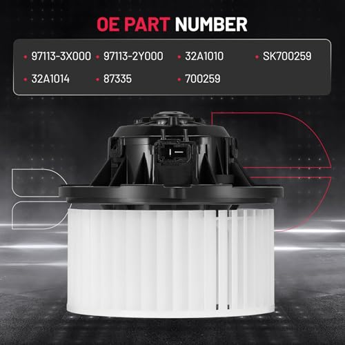 Image of BDFHYK AC Heater Blower Motor Fan 700259 Compatible with Hyundai Azera Elantra Coupe GT Equus Sonata, Compatible with Kia Cadenza Forte Koup Forte5 Optima,HVAC Blower Motor Assembly 97113-3X000