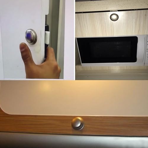 Aweisile Push Button Lock 2 Stück Push Button Catch Push Button Verriegelung,Taste Catch,Door Lock Verriegelung,Keyless-Schrank Lock Catch Druckknopf-Schlösser für Schranktüren