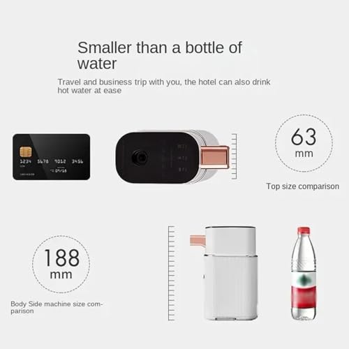 Mini distributeur d'eau chaude instantanée 3s pour comptoir et voyage - 5