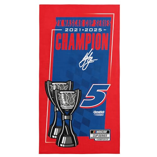 NASCAR Kyle Larson 2025 Cup Series Champion Beach Towel, 30 x 60 in