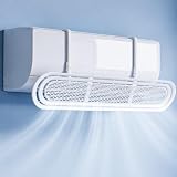 Universal Deflector Aire Acondicionado, Deflector de Aire ABS Diseño Circuito, Ajustable en 3 Piezas Anti-Viento Directo, Compatible con Todos los Aires Acondicionados Split Hogar/Oficina