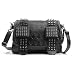 Produktbild EVEOUT Damen Style Umhängetasche Schultertaschen Pu-Leder mit Totenkopf-Print Handtasche Henkeltaschen