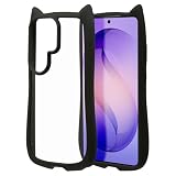 ラスタバナナ ケース カバー Galaxy S26 Ultra SC-53G SCG37 専用 ハイブリッド 猫耳 mimi TPUバンパーケース ブラック 9349GS26UHPBK