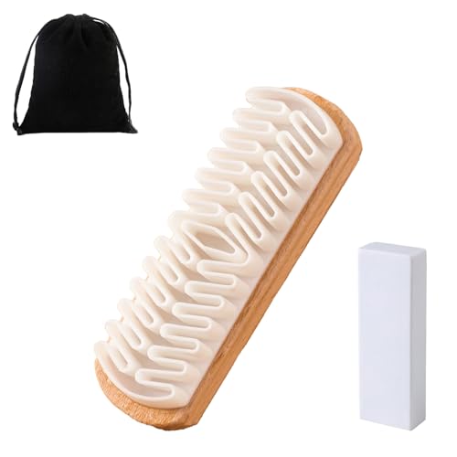 2026 New Suede Brush Magic Rubber Shoe Brush Natural Rubber Bristles for Stain Removal & Nap Restoration Boots Cleaner Kit with Eraser