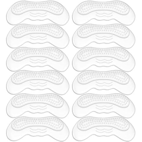 EIRMAT 6 Pairs Heel Pads for Shoes, Heel Pads for Shoes That are Too Big, Heel Grips for Womens Shoes Soft High Heel Comfort Pads Heel Protectors for Loose Shoes, Stop Heel Pain, Heel Blisters Cover
