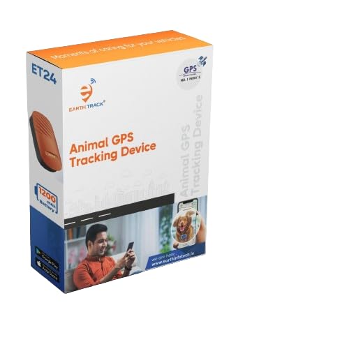 Earthtrack® Pets GPS-Tracking Device Smart Key Finder Locator GPS Tracking Device Pets Cat Dog Anti-Lost Tag Alarm Reminder 1-Y