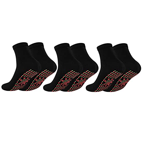 BaoDan 3 Paires De Chaussettes Auto-Chauffantes Chaussettes Chauffantes d'hiver Chaussettes Chaudes d'hiver Cover