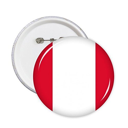 Drapeau Pérou bouton badge pour personnaliser vos sacs de voyage