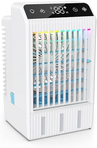 Ar condicionado portátil com spray duplo, mini ar condicionado de...