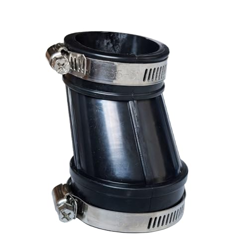 Vanlison Heavy-Duty Air Intake Inlet Duct Tube Boot & Hose Kit Compatible with Kawasaki ATV Bayou 220 KLF220 1988-2002 Bayou 250 KLF250 2003-2011 OE # 14073-1312 | Durable Rubber + 2 Clips Included