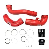 FTP アルミ製 チャージパイプ+インテークパイプ セット Charge pipe + intake pipe set G20 エンジン： B58 / A90 Supra【赤色】