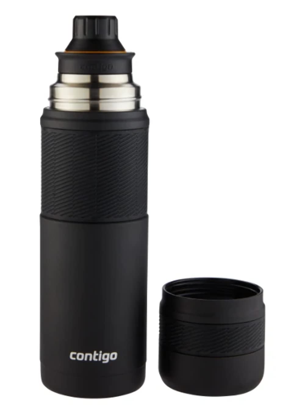Contigo Thermal Termo de Vaso Hermético de Viaje, Negro (Matte Black), L