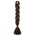24"(60cm) Pelo Sintético para Hacer Trenzas Africanas Extensiones de Cabello Se Ve...