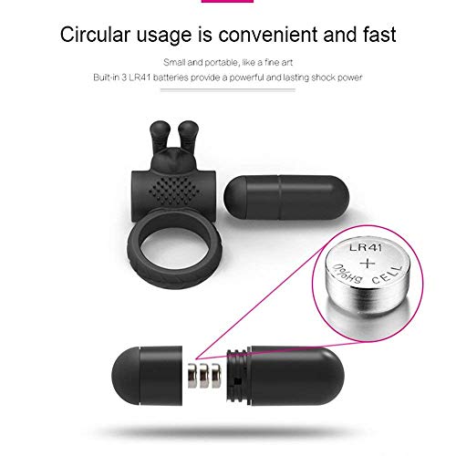 massageador relax pro Conjunto de anéis de bloqueio de vibrador de cabeça dupla de silicone brinqued