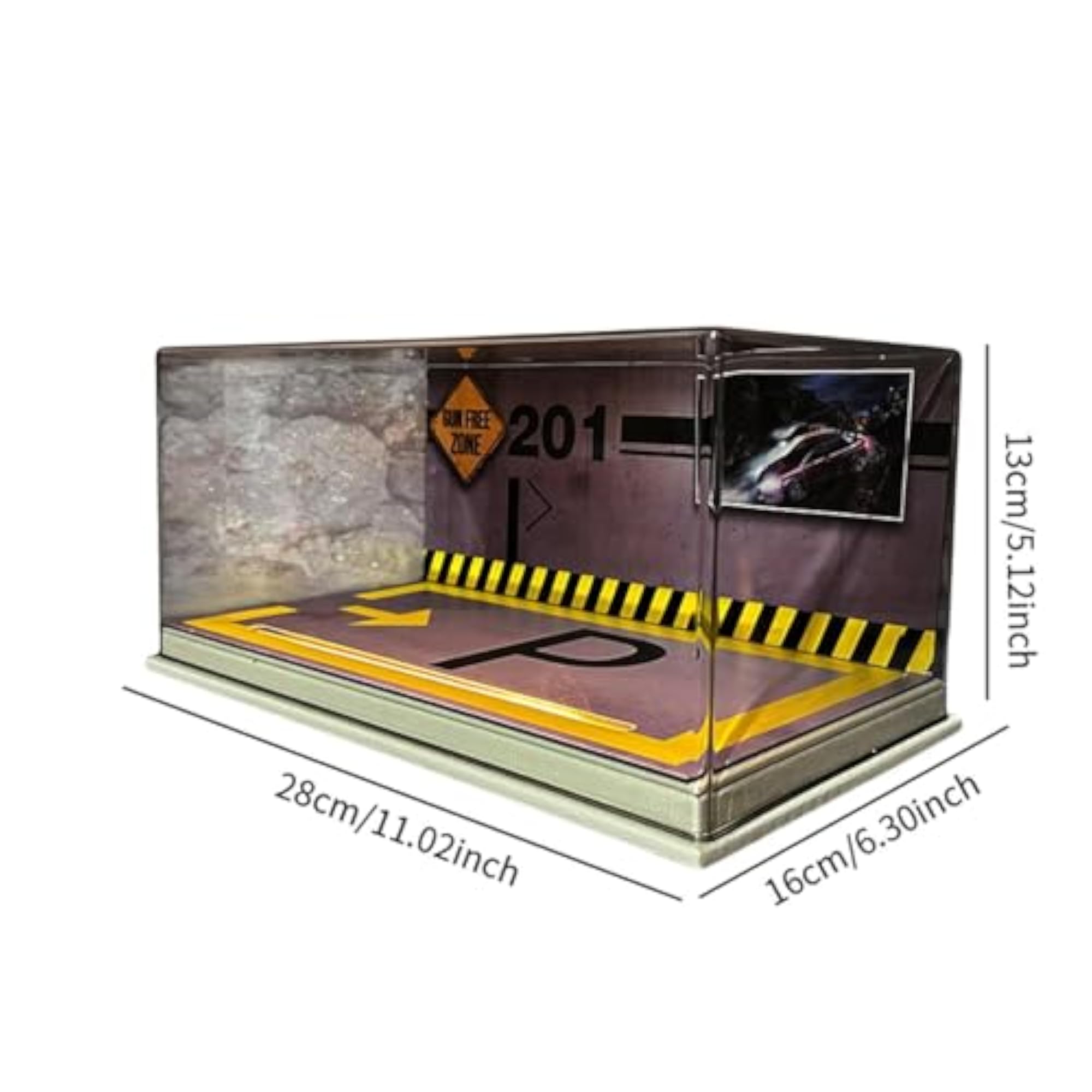 Diecast Car Display Case for Model Collectors, Gift Idea
