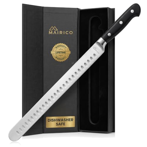 MAIRICO 11-Inch Ultra Sharp Brisket Slicing and Carving Knife for...