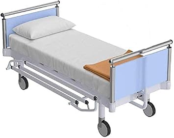 3 Piece Hospital Bed Sheet Set, 400 Thread Count, Standard Size 36x80 Inch with 6-inch Deep Pocket, 100% Cotton Soft- White Solid