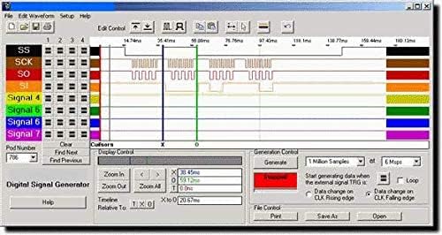 Image of TAYAL 24MHz 8-Channel USB Logic Analyzer, Professional Digital Debug Tool with UART IIC SPI Support, EMI Ferrite Ring Cable, Gray