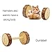 Leeko Pet Hammock Hamster Hanging Toy, 5 Piece Set House Hanging Bed Cage Toys for Small Animal Sugar Glider Squirrel Chinchilla Hamster Rat Playing Sleeping
