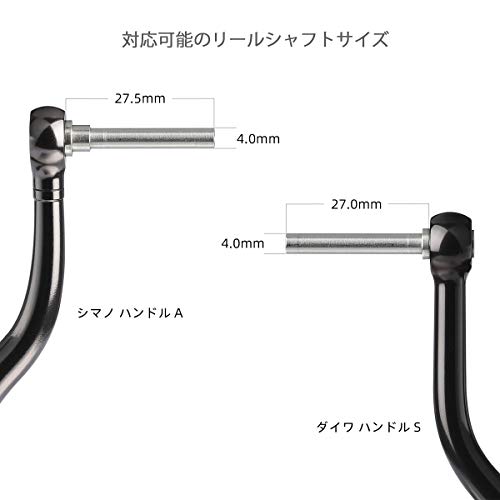 ゴメクサス (Gomexus) 20mm リール ハンドル ノブ EVA製 シ