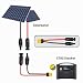 Solarladekabel Solarkabel 0.6M/3M, Solarstecker auf XT60 Stecker Solarpanel Adapter Kabel, für EF DELTA 2 und River Pro MAX Powerstation 757 Powerhouse Solar Generator (30CM)