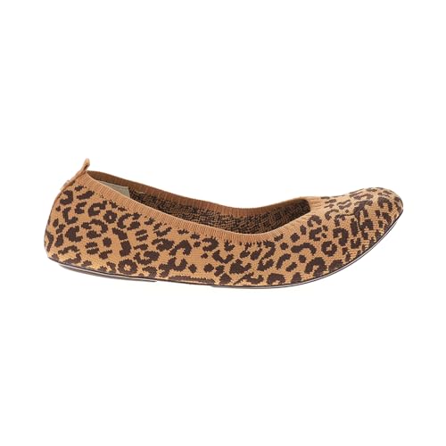 PUMA Womens Iliana Ballerina Leopard Ballet Flats Casual - Brown - Size 9.5 M