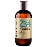 Naissance Macadamianussöl (Nr. 234) - 250ml - 100% Rein Gesichtsöl für Haare Wimpern Haut - Pflegendes Körperöl für Massage und Kosmetik