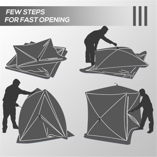 Carpa plegable para camping para 4 personas miniatura 5