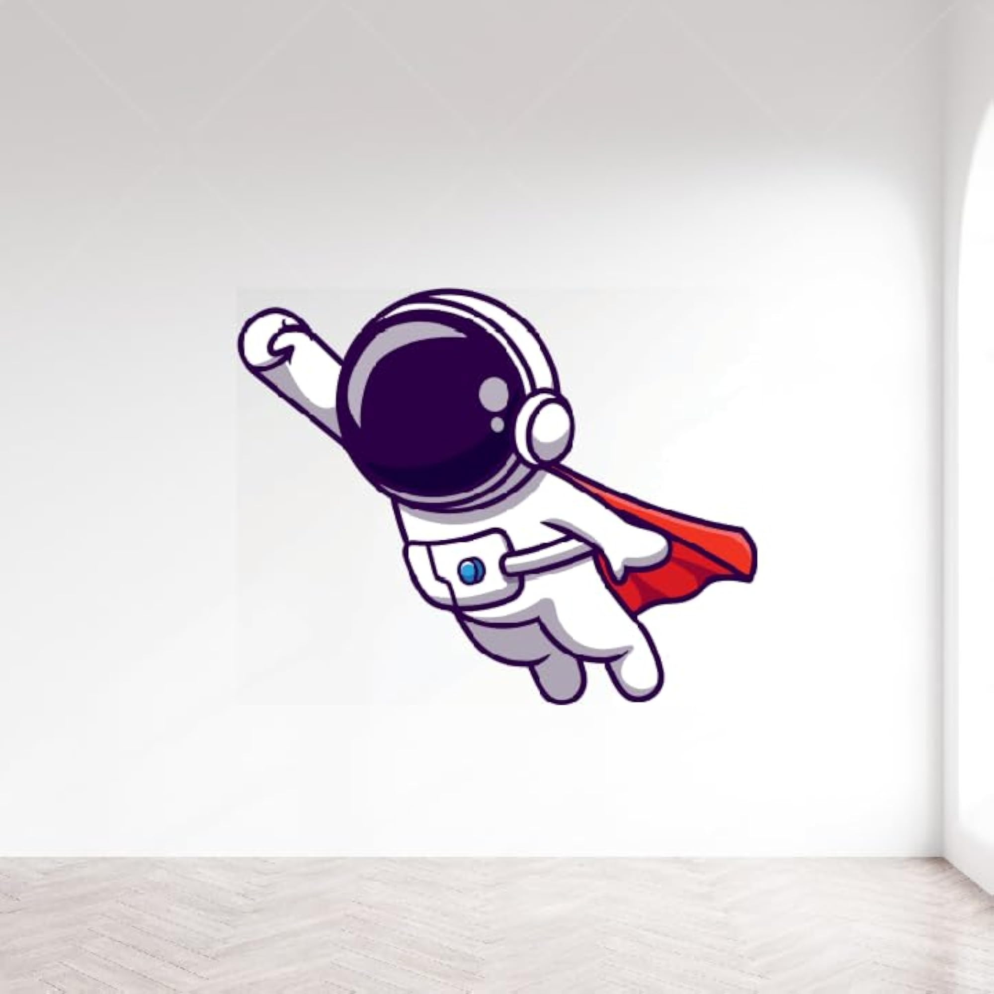 Space Adventure 18x18 Inch Astronaut Wall Sticker
