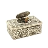 cajas musicales antiguas Fabricado con detalles en relieve de inspiración europea de follaje y angélico, el marco de aleación pulida a mano garantiza una durabilidad duradera y retención de color brillante para una elegancia atemporal